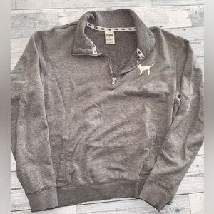 PINK 1/4 zip crewneck good condition